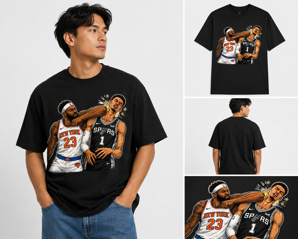 NY Knicks vs Everyone – Basketball Rivalry Graphic T-Shirt